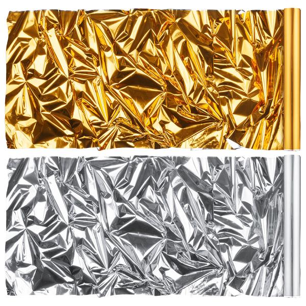 Koristefolio Metallinen Kulta/Hopea