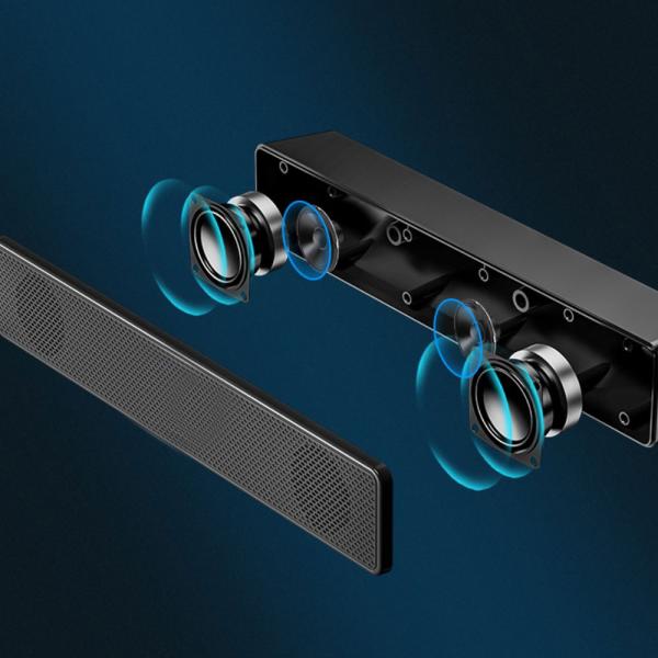 Pitkä Bluetooth Kaiutin LED
