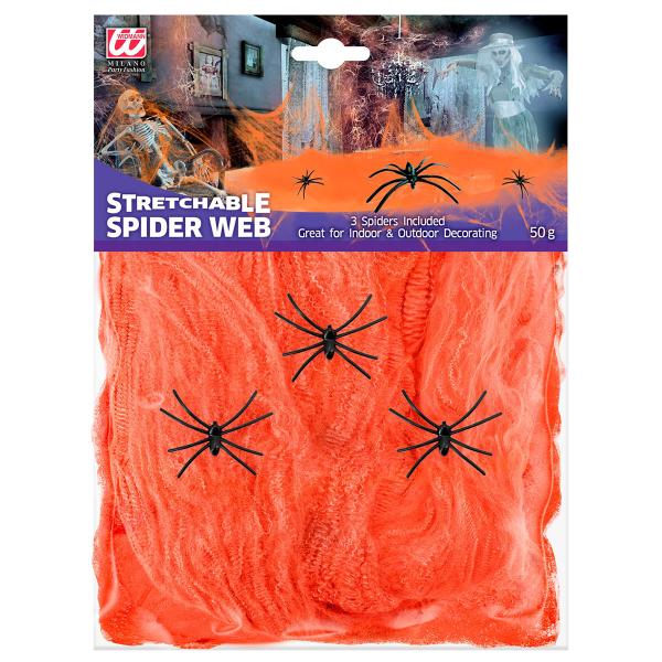 Oranssi Hämähäkinverkko Hämähäkeillä 50g