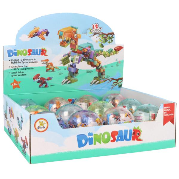 Rakennuspalikat Dinosaurus Kapselissa 6+ vuotta