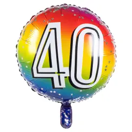 Folioilmapallo Sateenkaari 40 vuotta
