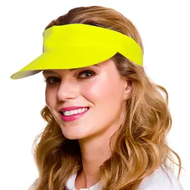 Neonkeltainen Aurinkolippa