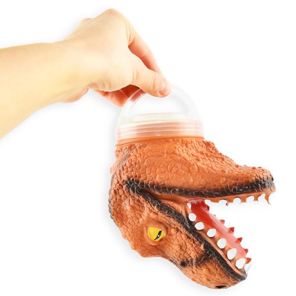 Dinosaurus Pää Pienillä Dinosauruksilla