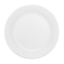 Pahvilautaset Valkoinen 18cm 20 kpl