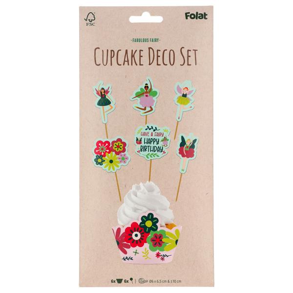 Cupcake Setti Fabulous Fairy 12 kpl