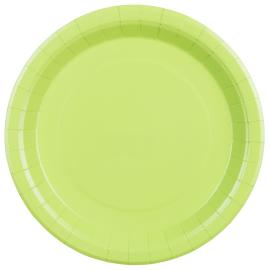 Pahvilautaset Limenvihre&auml; 23 cm 6 kpl