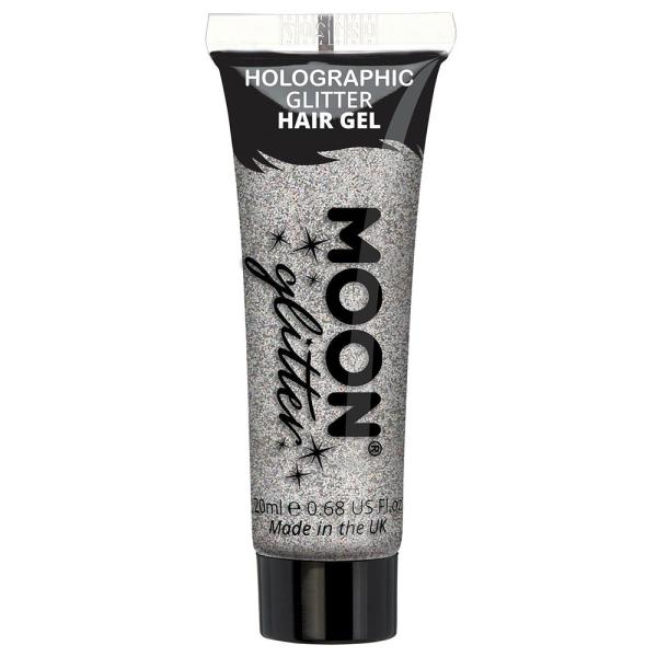 Moon Glitter Holografinen Glitter Hiusgeeli
