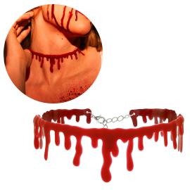 Choker Kaulakoru Verell&auml; Punainen