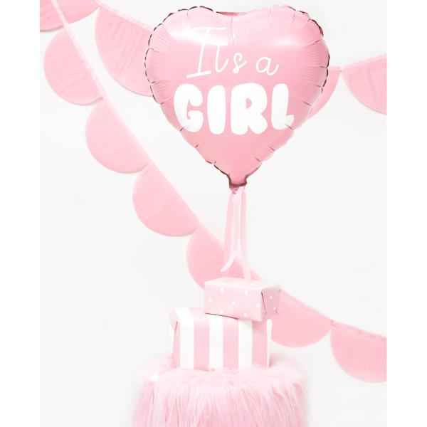 It's a Girl Sydänilmapallo
