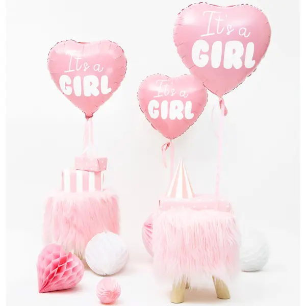 It's a Girl Sydänilmapallo