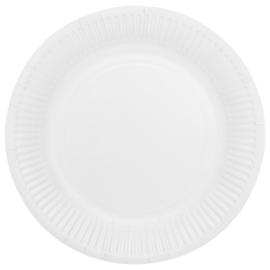 Pahvilautaset Valkoinen 23cm 16 kpl