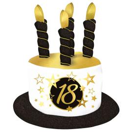 Syntymäpäivähattu 18 vuotta