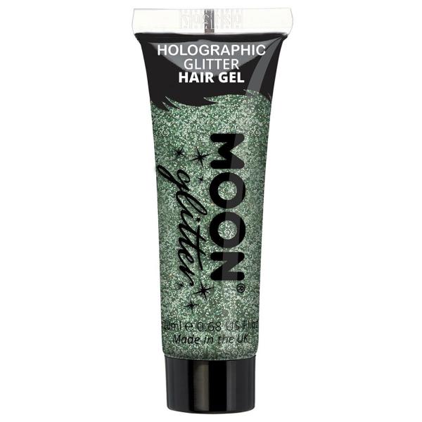 Moon Glitter Holografinen Glitter Hiusgeeli Vihreä