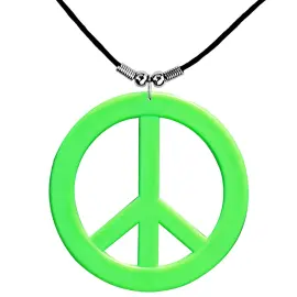 Neon Vihreä Hippie Kaulakoru