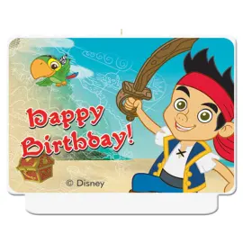 Jake ja Mikä-mikä-maan merirosvot Kakkukynttilät Happy Birthday