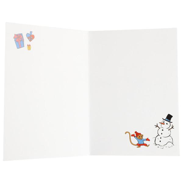 Joulukortti Peppi Pitkätossu