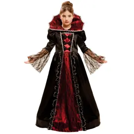 Vampiress Vampyyrimekko Deluxe Lapset 5-6 vuotta