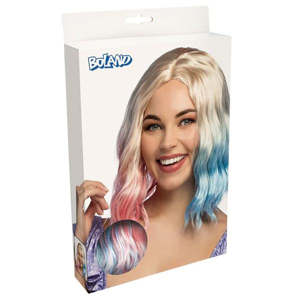 Kolmivärinen Aaltoileva Peruukki