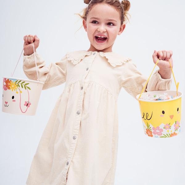 Pääsiäisämpäri Kahvalla 17x14 cm 2 kpl