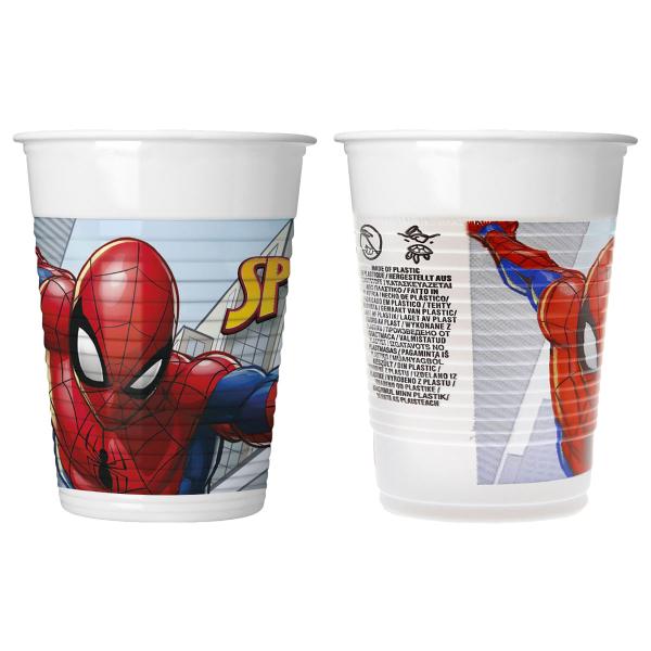 Spiderman Muovimukit 8 kpl
