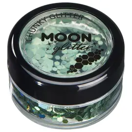 Moon Glitter Holografinen Chunky Glitter Vihre&auml;