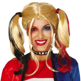 Harley Quinn Peruukki Poninhännillä