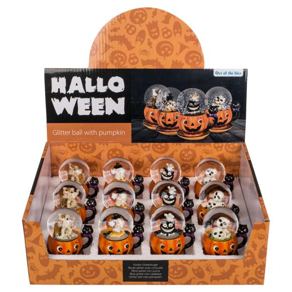 Lumisadepallo Halloween