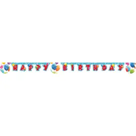 Sparkling Balloons Happy Birthday Kirjainnauha