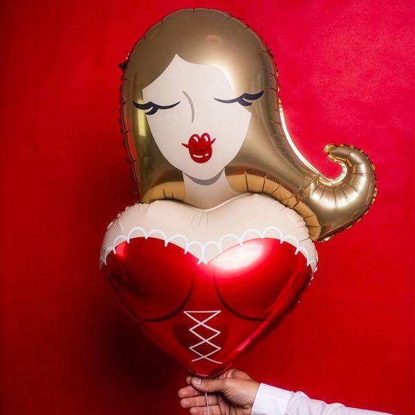 Folioilmapallo Tyttö 57 x 74,5 cm