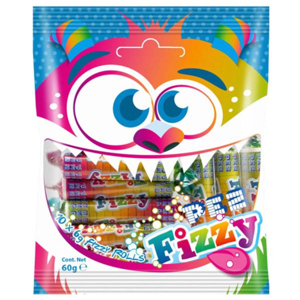 PEZ Fizzy Rolls 60g 10-kpl