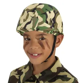 Sotilaskypärä Maastokuvio Lapsille