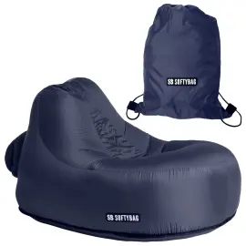 Softybag Lasten Nojatuoli Laivastonsininen 85 x 88 x 70 cm