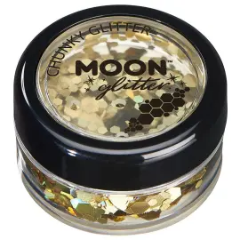 Moon Glitter Holografinen Chunky Glitter Kulta