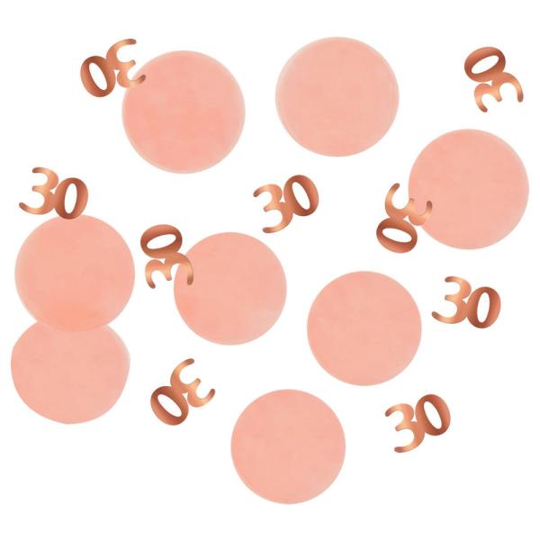 30 v Konfetti Vaaleanpinkki ja Ruusukulta