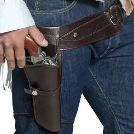 Tummanruskea Kotelo Vyöllä