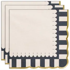 Kultareunaiset Servetit 12-kpl