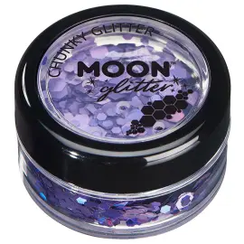 Moon Glitter Holografinen Chunky Glitter Violetti