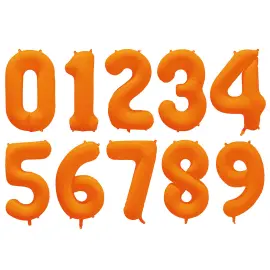 Numeroilmapallo Neonoranssi