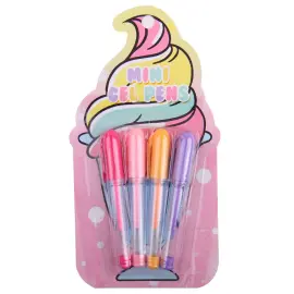 Neon Mini Geelikynät 4 kpl