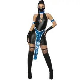 Ninja Naamiaisasu Musta/Sininen