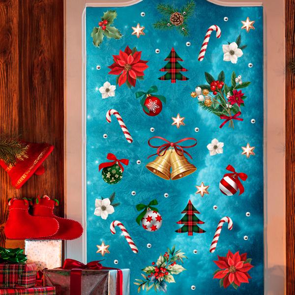 Jouluiset Ikkunatarrat