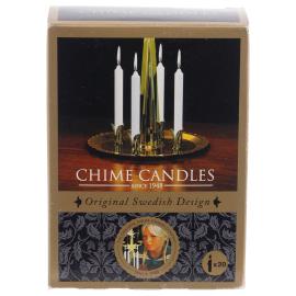 Enkelikellon Kynttil&auml;t Valkoinen 20 kpl