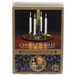 Enkelikellon Kynttil&auml;t Valkoinen 20 kpl