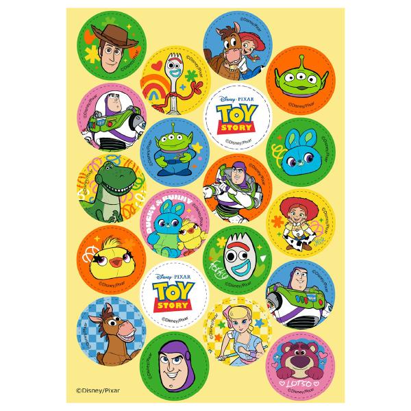 Kakkukuvat Toy Story 3,4 cm 17,5 g 20 kpl
