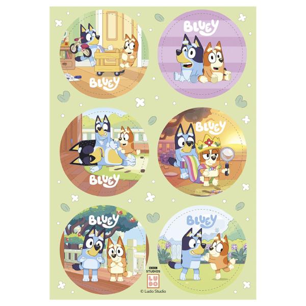 Kakkukuvat Bluey & Bingo 5,8 cm 17,5 g 6 kpl