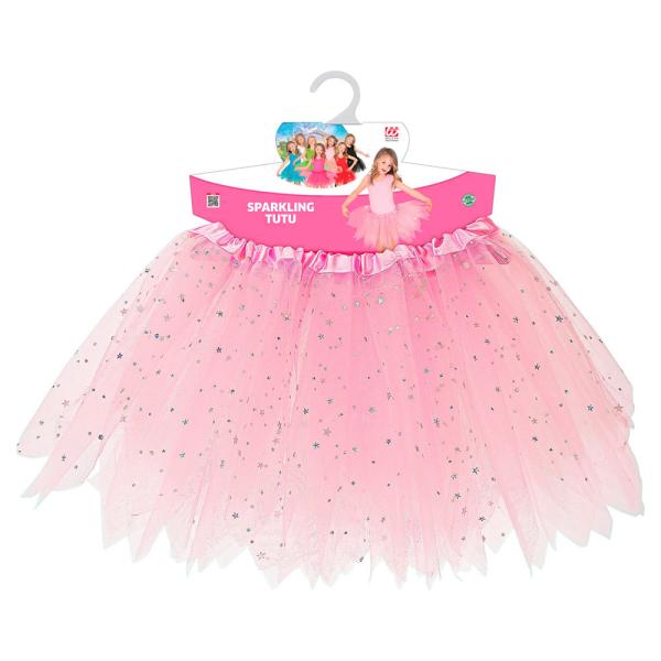 Vaaleanpunainen Glitter Tyllihame Lapset