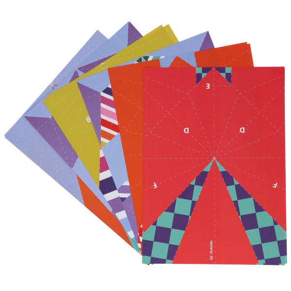 DIY Paperilentokone Stripetastic 12 kpl