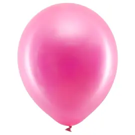 Rainbow Lateksi-ilmapallot Metallic Fuksia