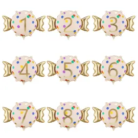 Folioilmapallo K&auml;&auml;rekarkki Numerolla