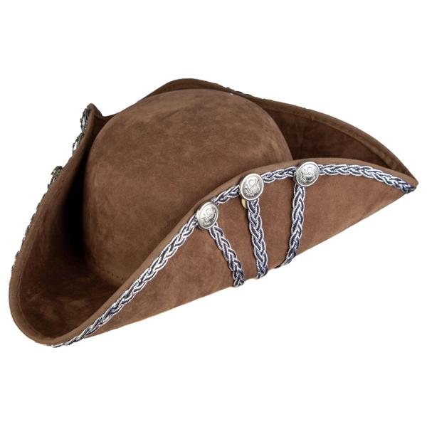 Merirosvohattu Kolmikolkka Ruskea